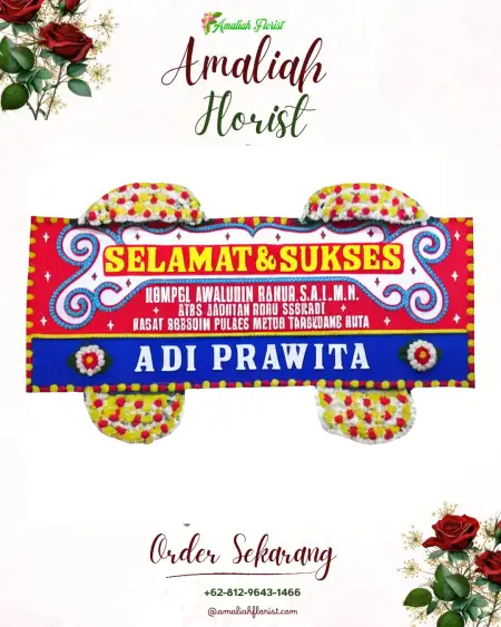 Papan Bunga Ucapan Selamat Lodar El